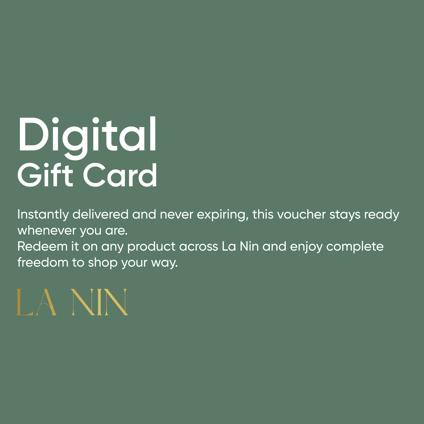 La Nin Gift Card